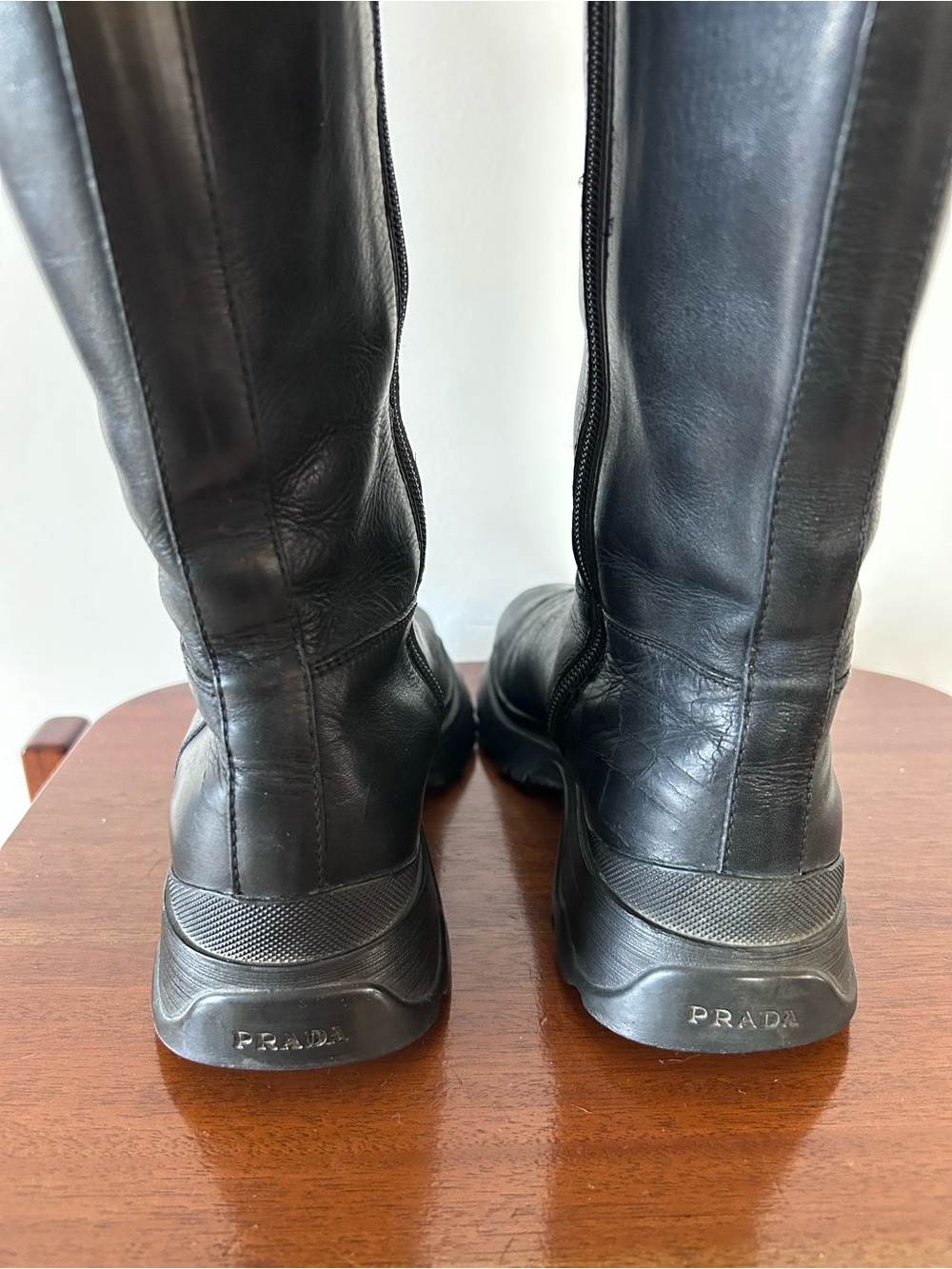 PRADA Y2K Bella Hadid Fav Boots | Combat Lug | 36.5 - Picture 6 of 14